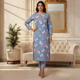 2 Pcs Ladies Suit  Des  105